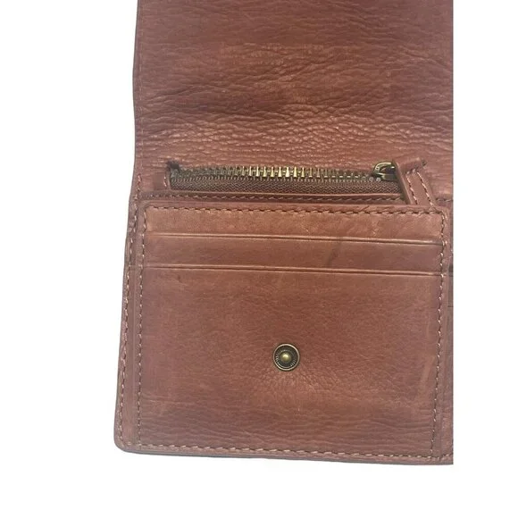 American Leather Co Women’s Brown Leather Wallet - Picture 6 of 7